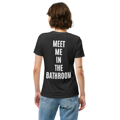 Meet Me In The Bathroom Women’s relaxed tri-blend t-shirt